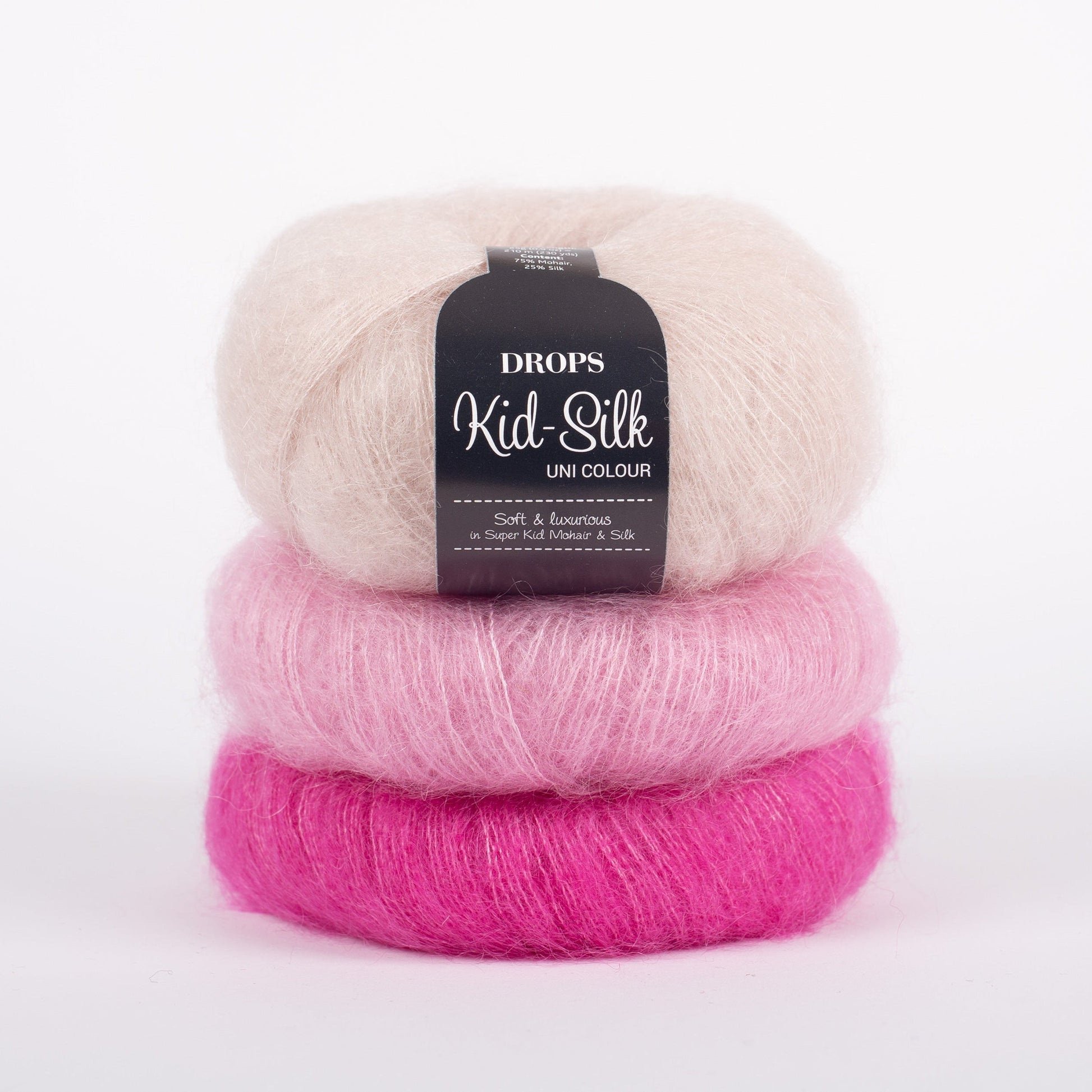 Dzijas DROPS Kid - Silk - 25g / 210 m