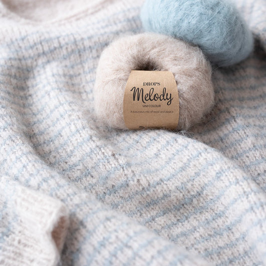 Kuva DROPS Melody -langasta, 50 g / 140 m – saatavilla verkossa Šarlotes audumi