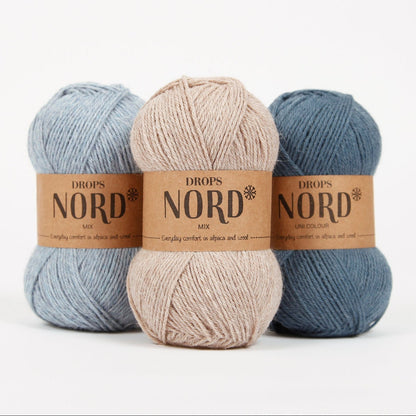 Attēls ar Dzijas DROPS Nord - 50 g / 170 m – pieejams Šarlotes audumi