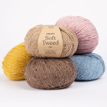 DROPS Soft Tweed yarn - 50 g / 130 m