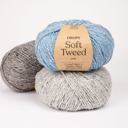DROPS Soft Tweed yarn - 50 g / 130 m