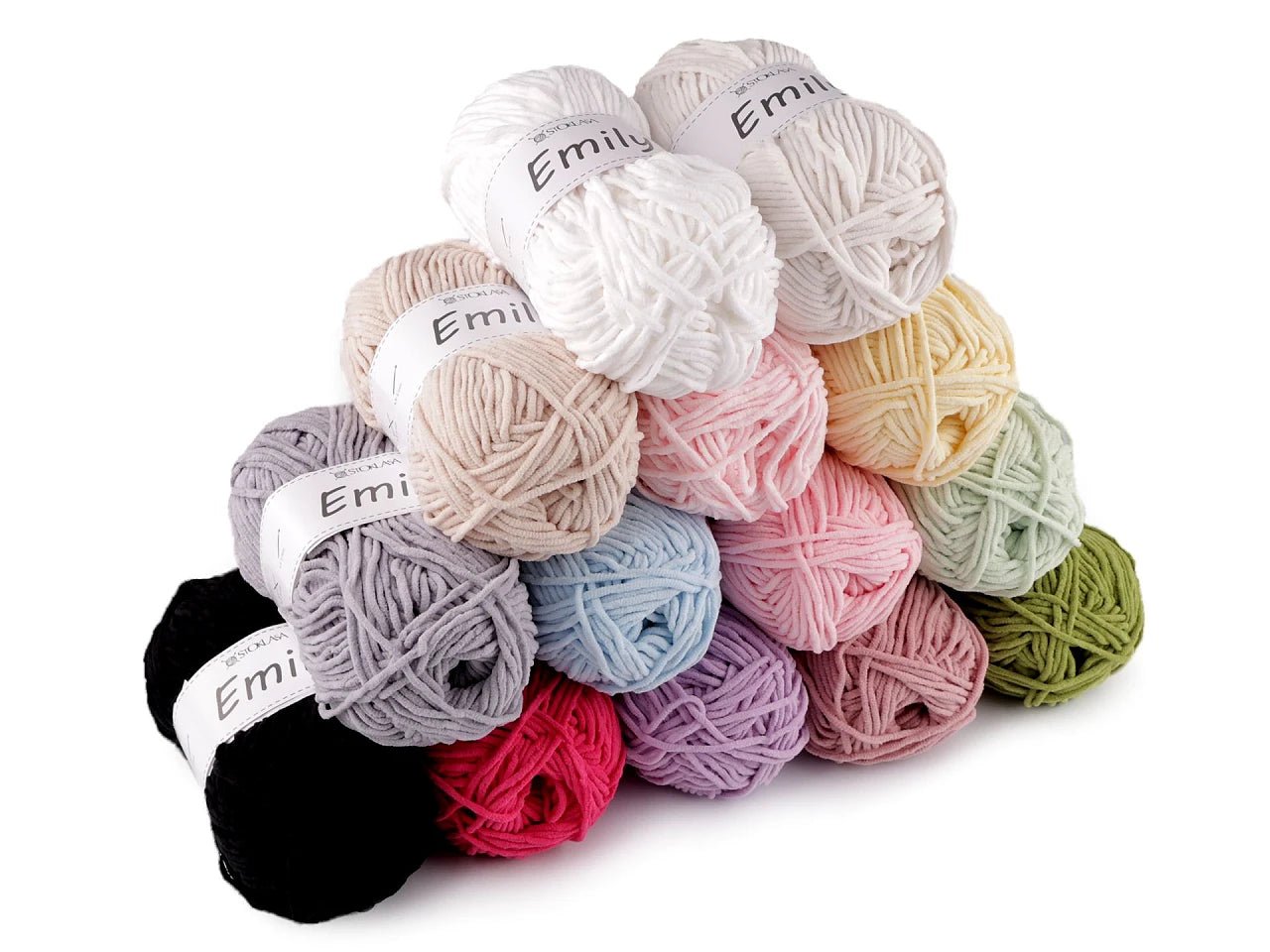 Attēls ar Dzijas Emily - plīša dzija - 100g / 120 m – pieejams Šarlotes audumi