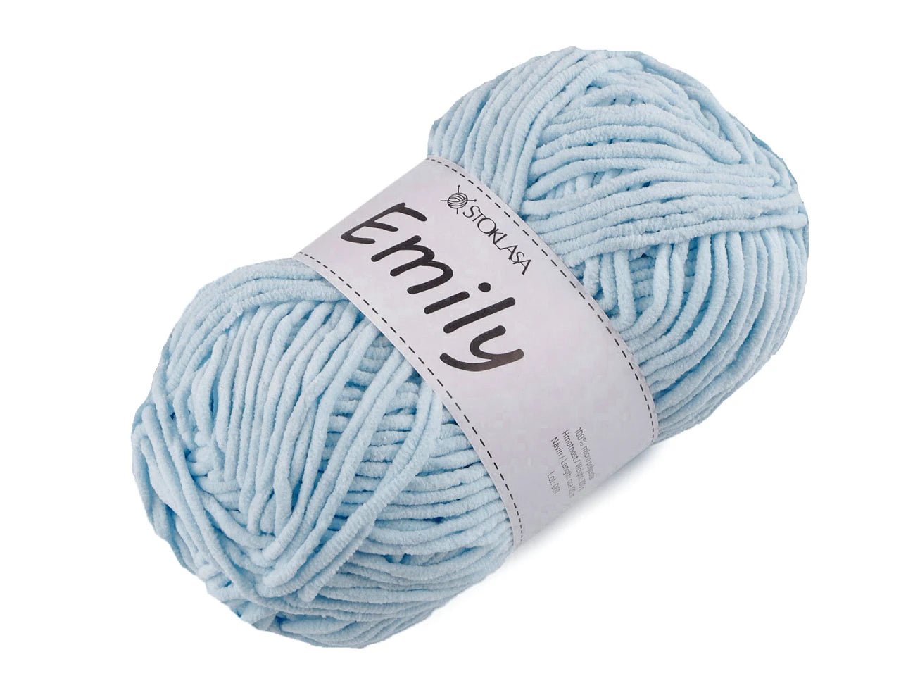Attēls ar Dzijas Emily - plīša dzija - 100g / 120 m – pieejams Šarlotes audumi
