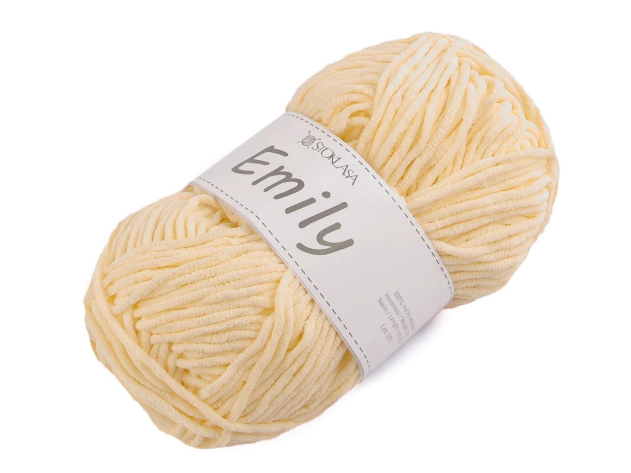 Attēls ar Dzijas Emily - plīša dzija - 100g / 120 m – pieejams Šarlotes audumi