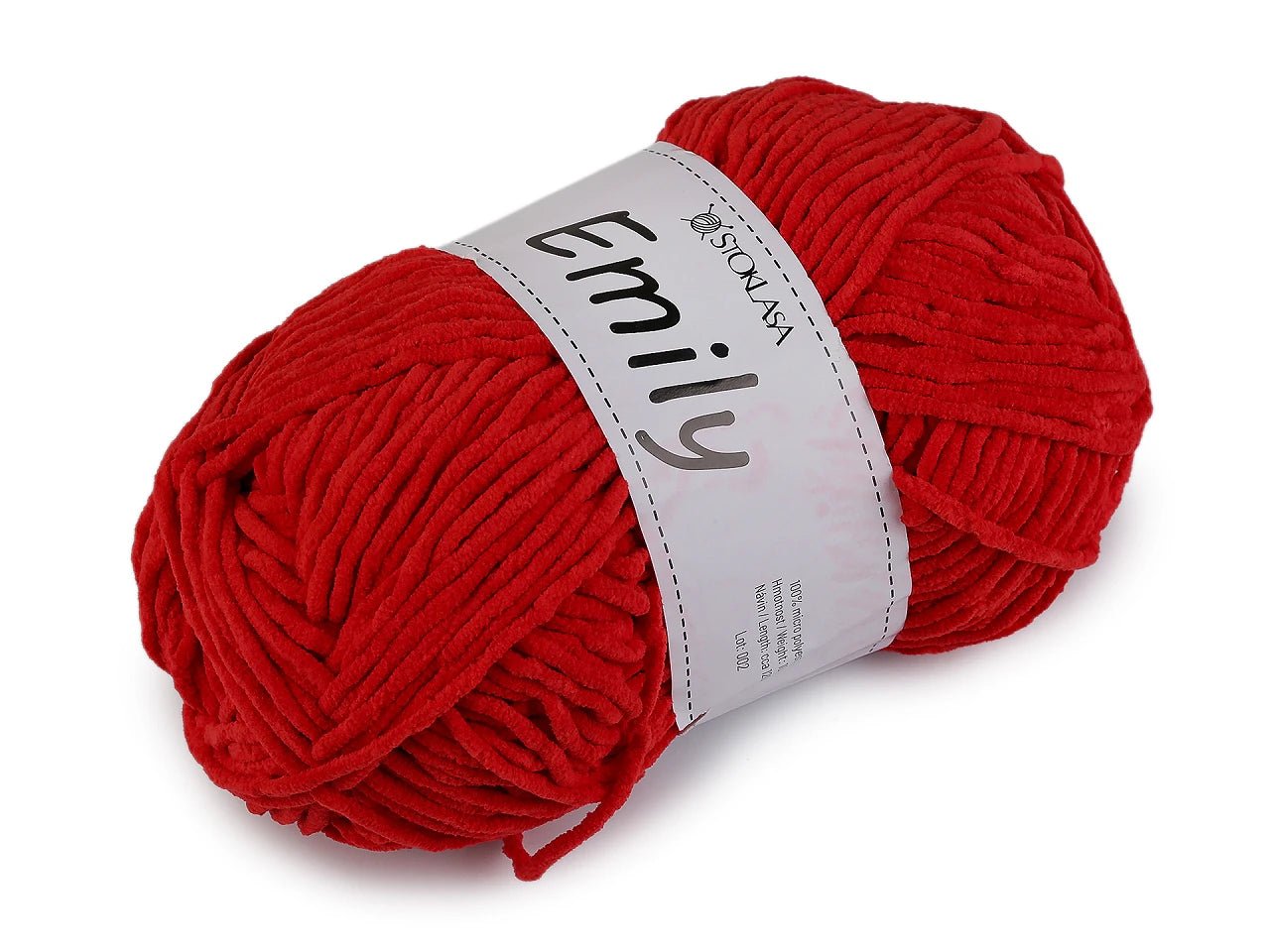 Attēls ar Dzijas Emily - plīša dzija - 100g / 120 m – pieejams Šarlotes audumi