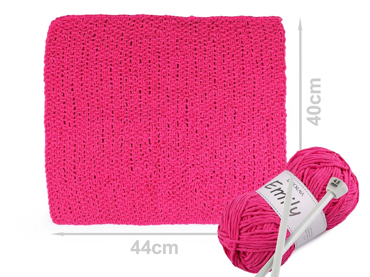 Attēls ar Dzijas Emily - plīša dzija - 100g / 120 m – pieejams Šarlotes audumi
