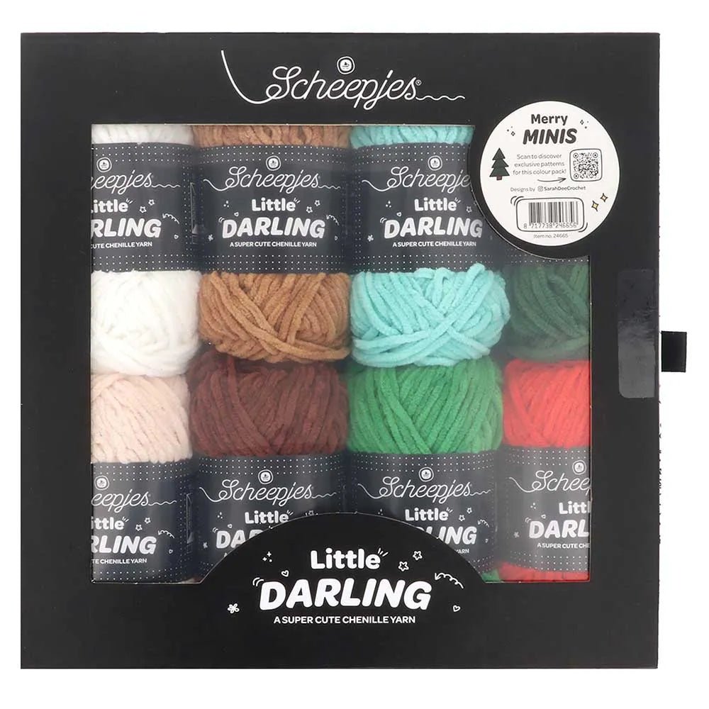 Image du lot de fils Scheepjes Little Darling, assortiment de couleurs 8×25 g – Farm Friends 24665 – disponible chez Šarlotes audumi
