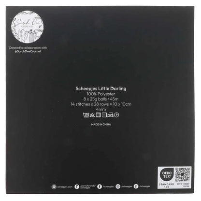 Image du lot de fils Scheepjes Little Darling, set de couleurs 8×25g – Farm Friends 24668 – disponible chez Šarlotes audumi