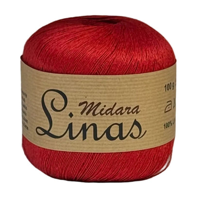 Image of Midara Linas yarn, linen threads – 100 g/ 600 m – available at Šarlotes audumi