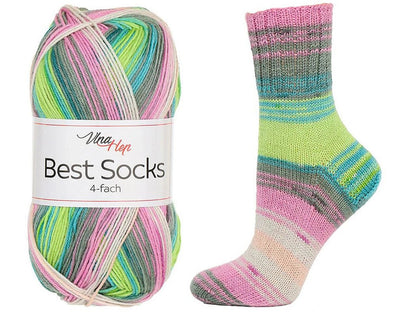 Image of Vlna Hep Best Socks yarn - 100g / 420m – available at Šarlotes audumi