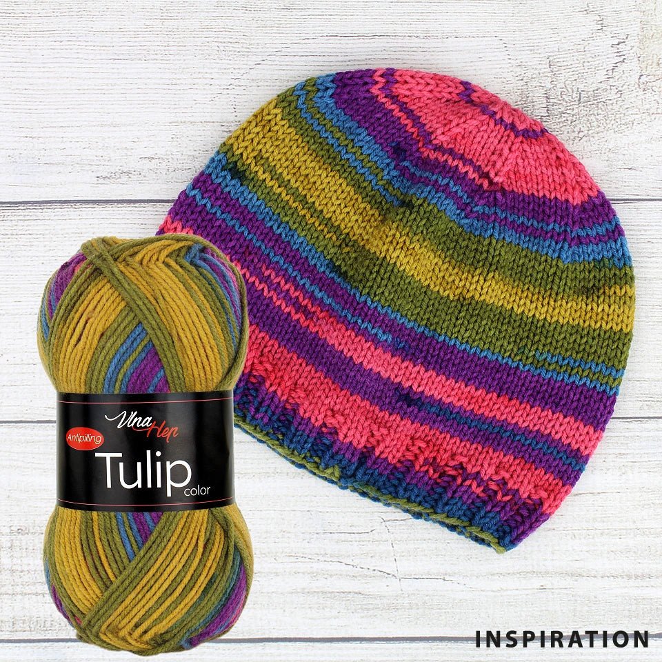Image of Vlna Hep Tulip Color yarn - 100g / 170 m – available at Šarlotes audumi
