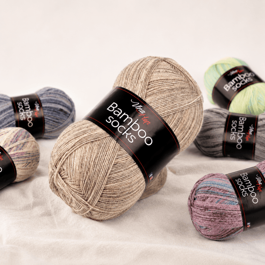 Image of VlnahHep Bamboo Socks yarn - 100g / 400m – available at Šarlotes audumi