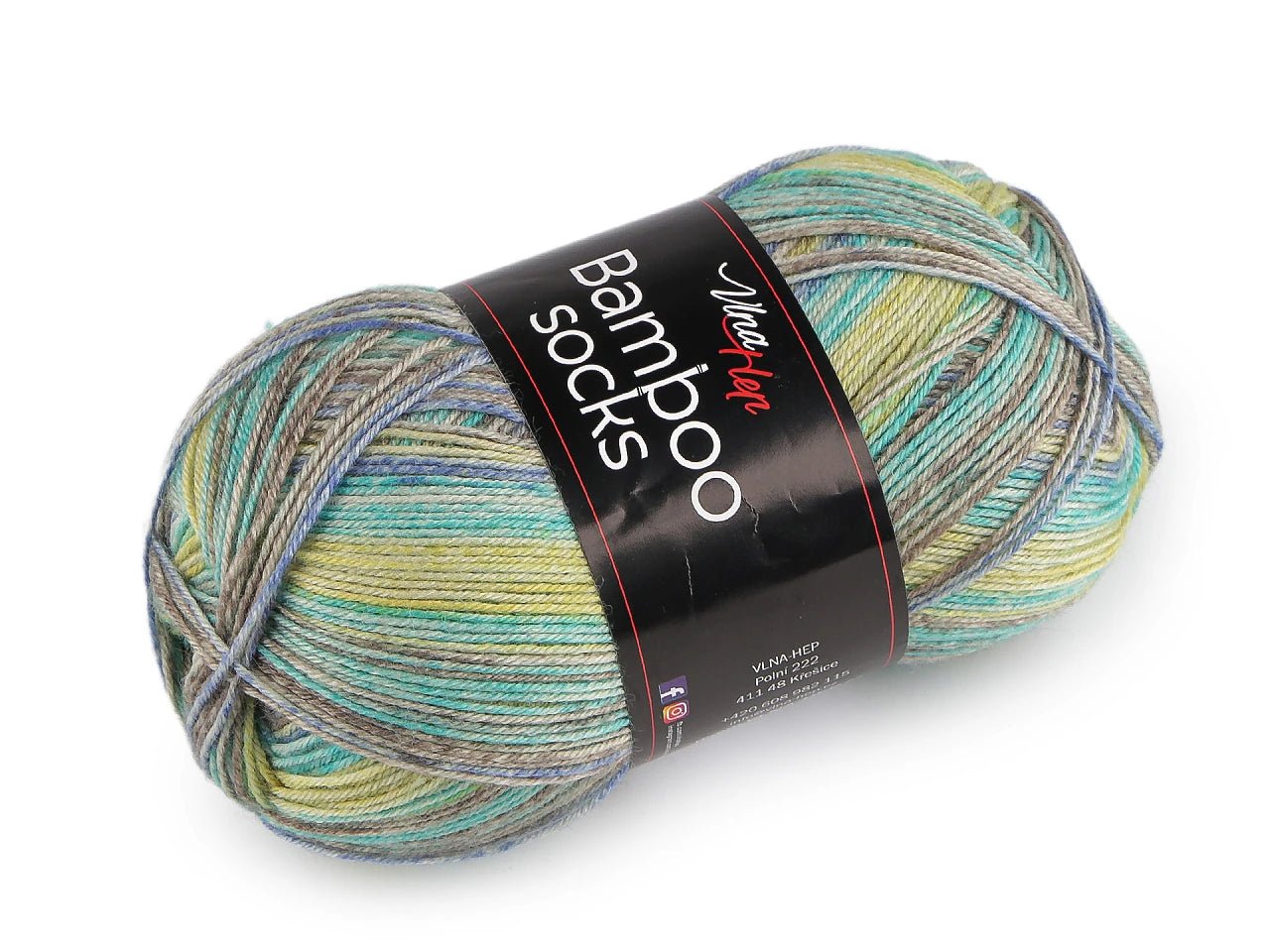 Image with Dzijas VlnahHep Bamboo Socks - 100g / 400m – available at Šarlotes audumi