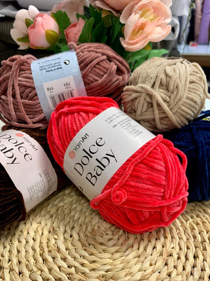 YarnArt Dolce Baby yarn - marshmallow yarn - 50g / 85m