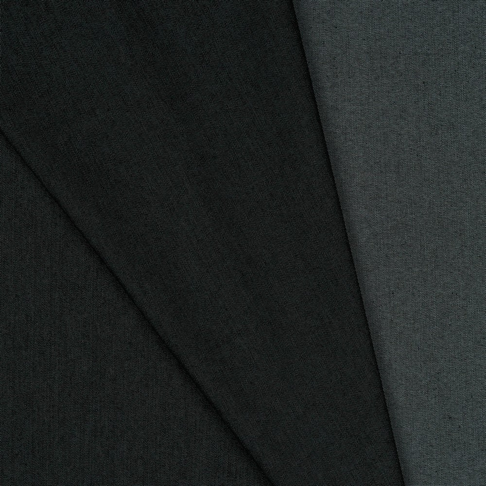 Tissu denim noir avec élasthanne 200 g/m²