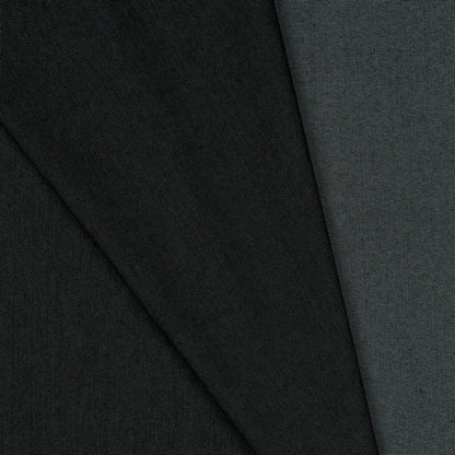 Tissu denim noir avec élasthanne 200 g/m²