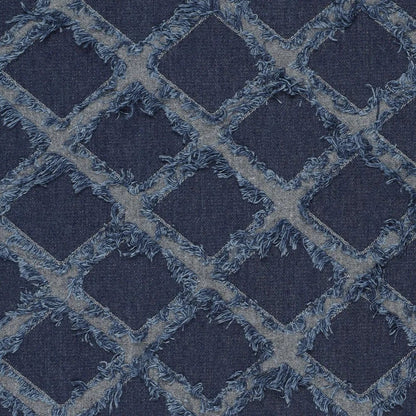Image d’un tissu denim avec élasthanne - franges décoratives 360 g/m² – disponible chez Šarlotes audumi