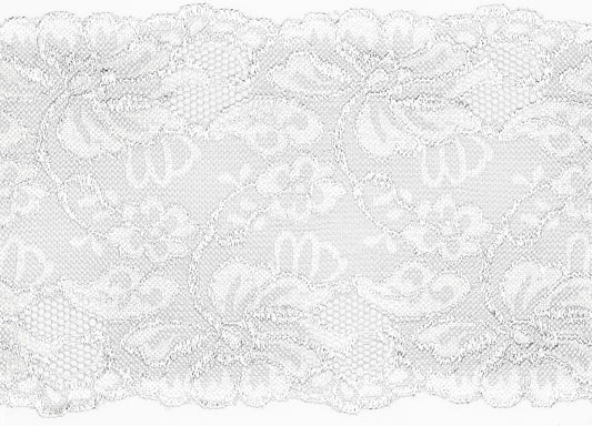 alt
White elastic lace - 15 cm
