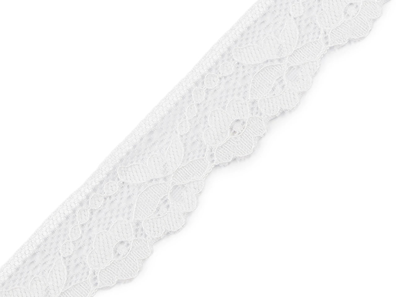 Image avec dentelle élastique 2,8 cm - blanc chaud – disponible chez Šarlotes audumi