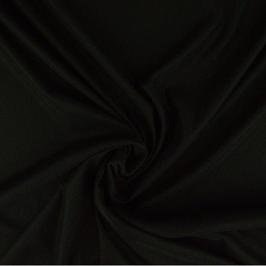 Image of stretch knit lining - black 75 g/m² – available at Šarlotes audumi