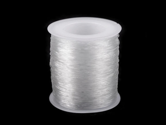 Elastīgs, caurspīdīgs neilona diegs |Ø0.8 mm| 80 m