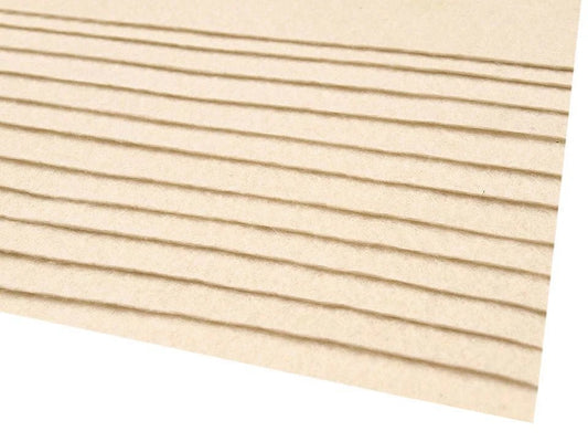 Feuille de feutre, 1 mm, 20x30cm - vanille