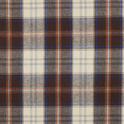 Flanelis - brūns ar zilu 150 g/m²