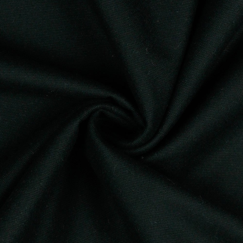 Flanelle noire 165 g/m²