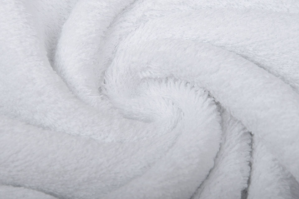 Tissu éponge blanc 350 g/m²