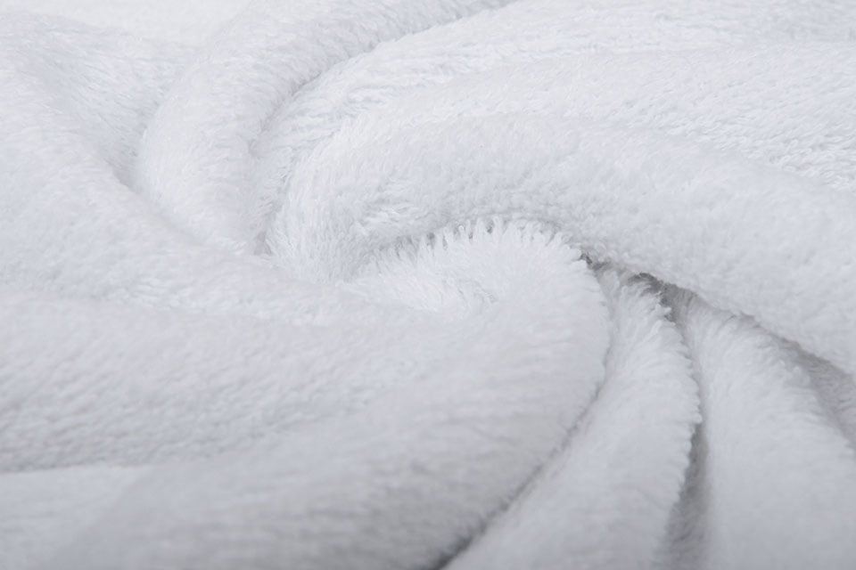 Tissu éponge blanc 350 g/m²