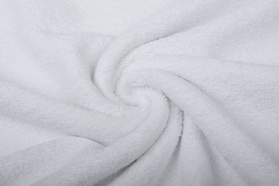Tissu éponge blanc 350 g/m²