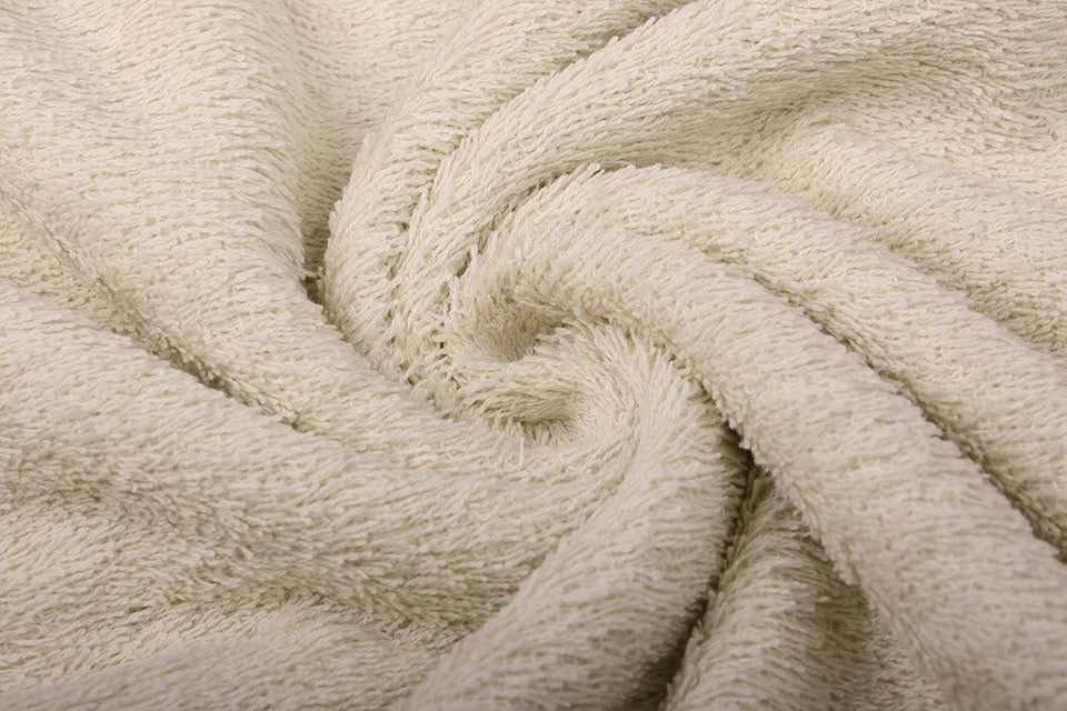 Tissu éponge beige - 350 g/m²
