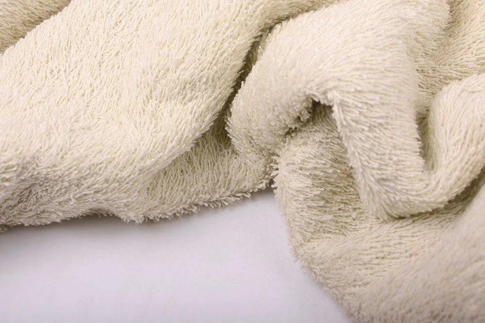 Tissu éponge beige 350 g/m²