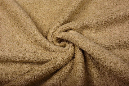Terry fabric - light brown 350 g/m²