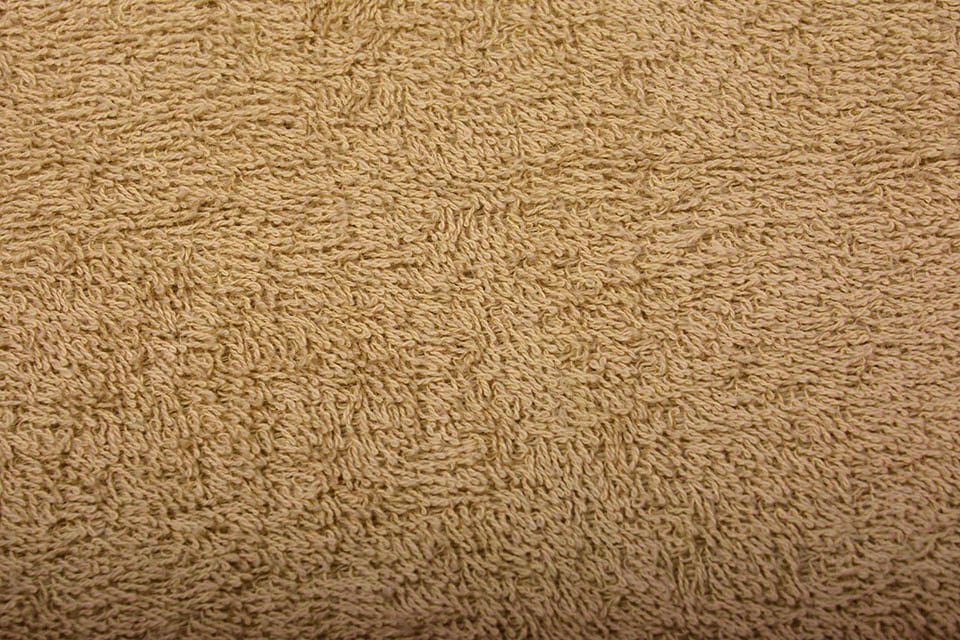Terry fabric - light brown 350 g/m²