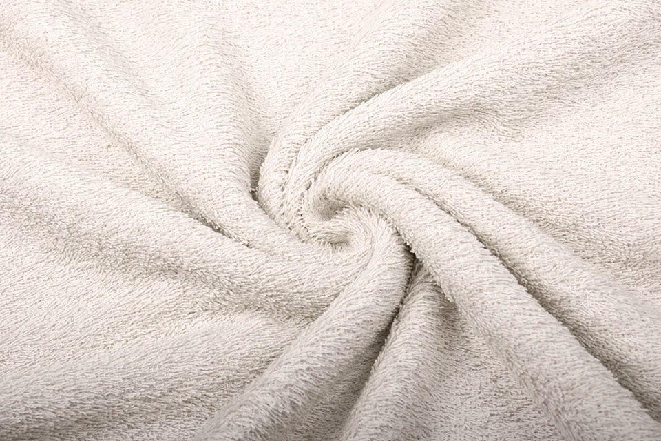 Tissu éponge - blanc lait 350 g/m²