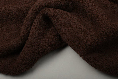 tissu éponge brun chocolat 350 g/m²