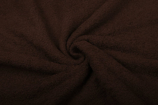 Tissu éponge brun chocolat 350 g/m²