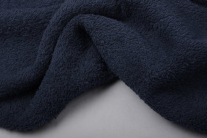 Tissu éponge - bleu foncé 350 g/m²