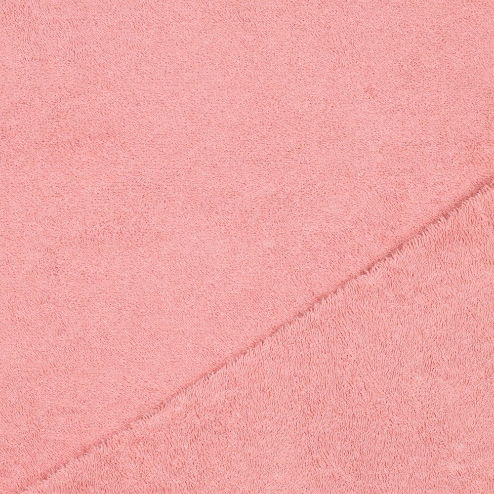 Image avec tissu éponge vieux rose 340 g/m² – disponible chez Šarlotes audumi