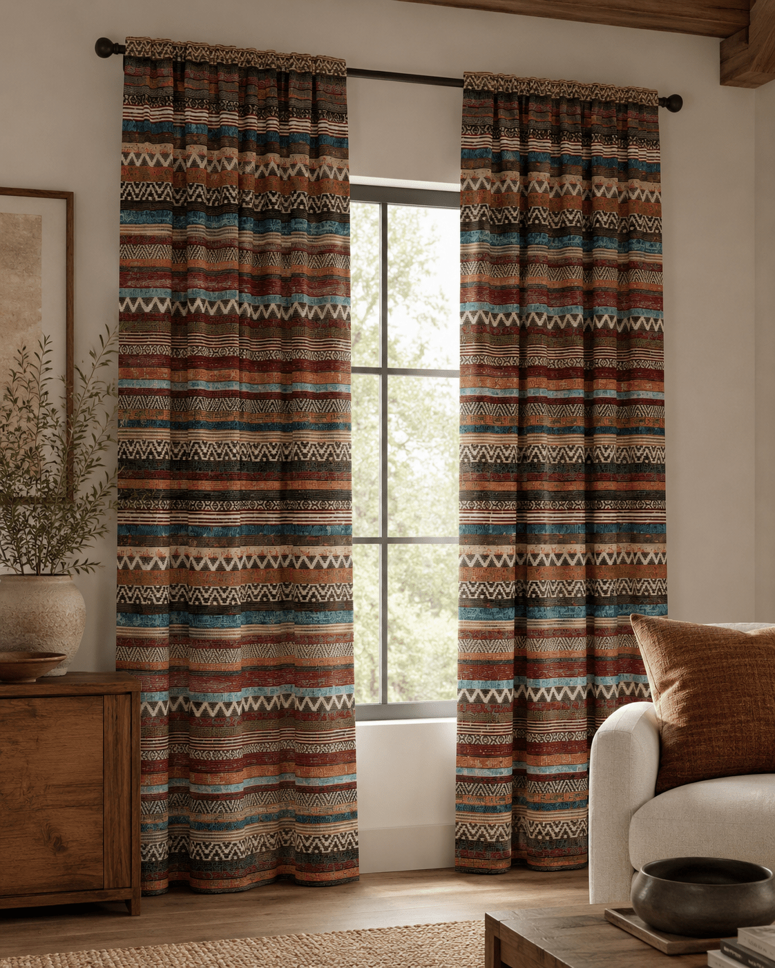 Kuva gobelääni-boho-kuviolla – saatavilla verkossa Šarlotes audumi