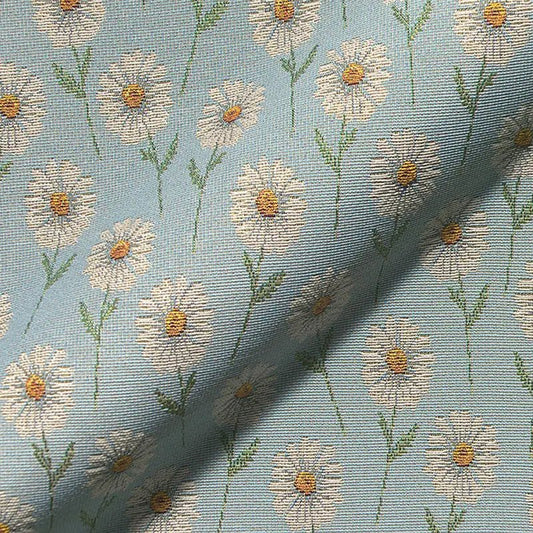 Attēls ar Gobelēns - margrietiņas 350 g/m² – pieejams Šarlotes audumi