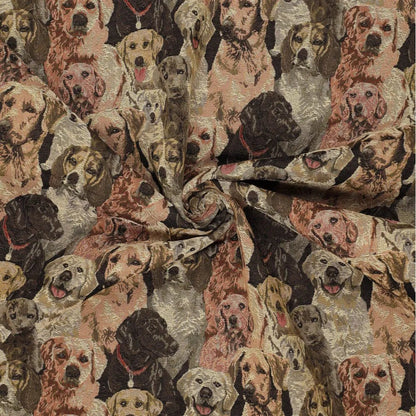 Image avec tapisserie - chiens 260 g/m² – disponible chez Charlotte tissus