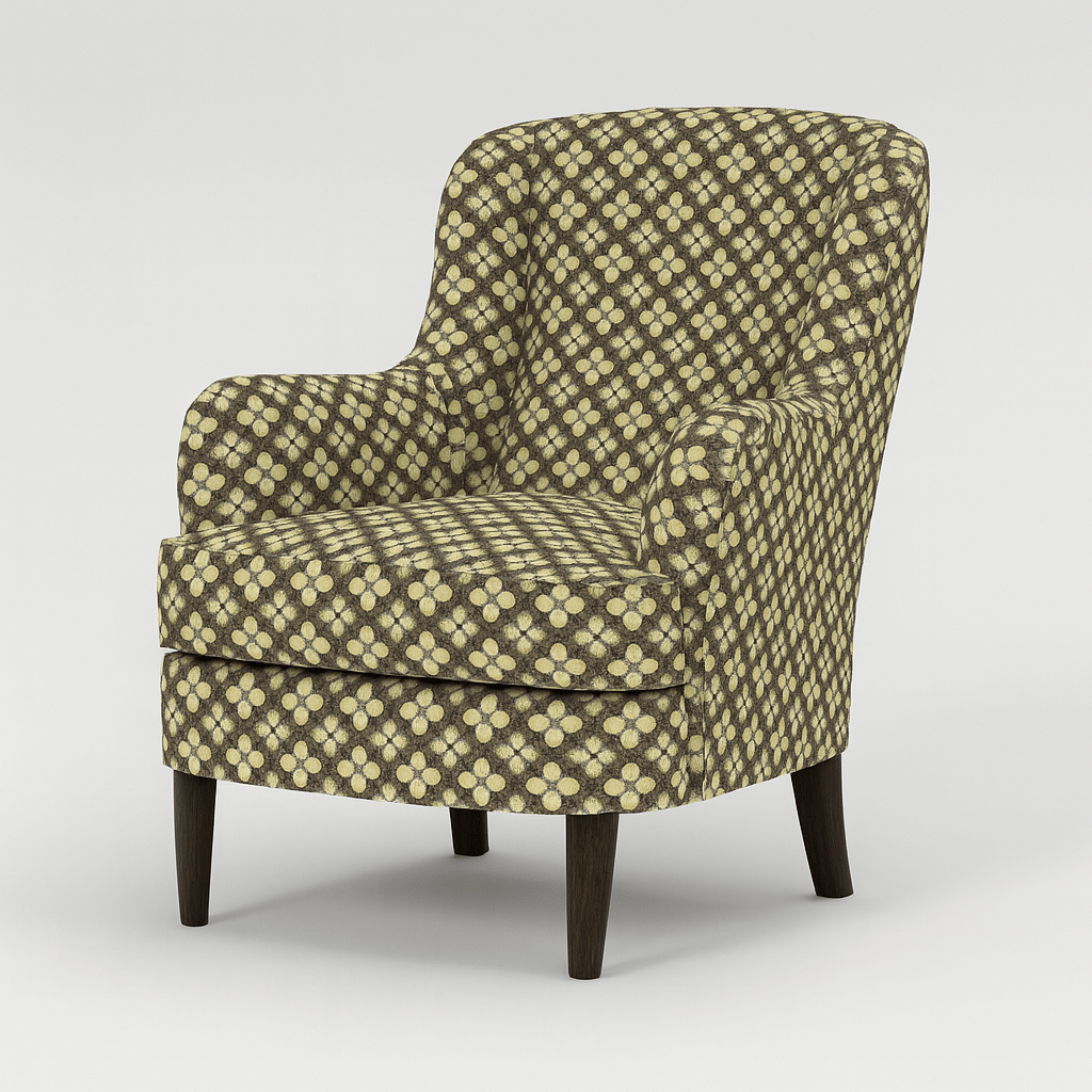 Tapestry - green floral pattern 260 g/m²