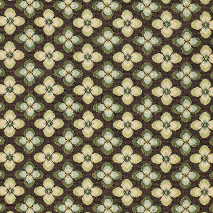 Tapestry - green floral pattern 260 g/m²