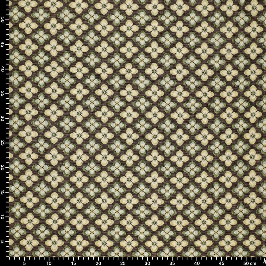 Tapestry - green floral pattern 260 g/m²