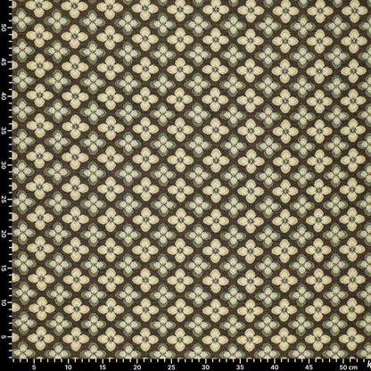 Tapestry - green floral pattern 260 g/m²