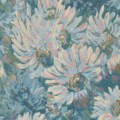 Gobelēns - zilie dārza ziedi 260 g/m²