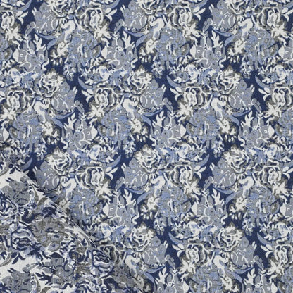 Tapisserie bleue au motif élégant 260 g/m² – disponible chez Šarlotes audumi