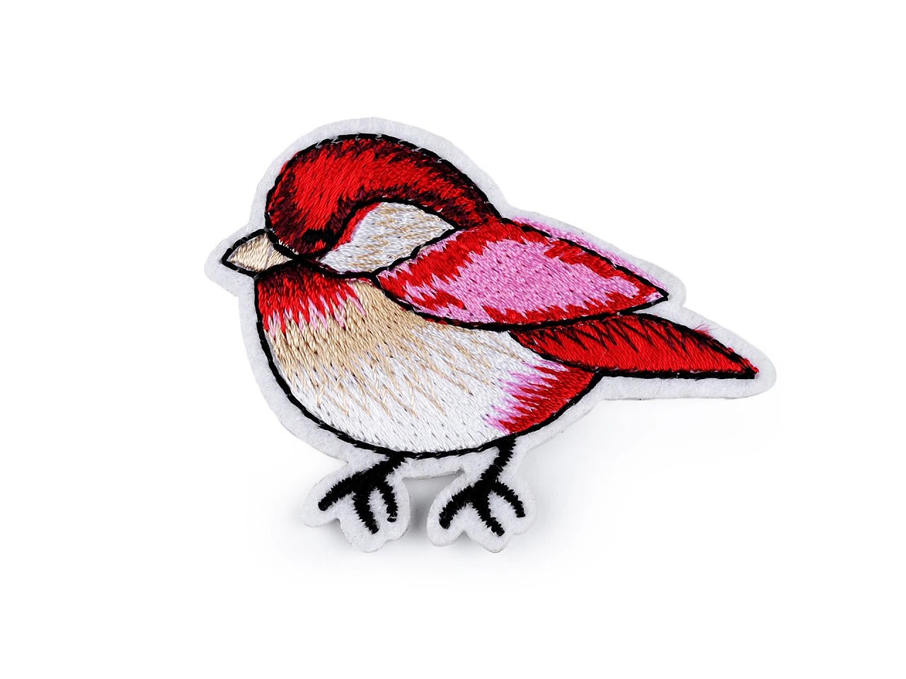 Attēls ar Ielāps uzgludināms putniņi | 4,5 x 6 cm |dažādi toņi – pieejams Šarlotes audumi
